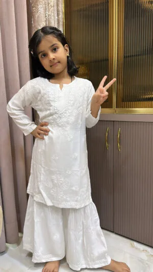 White Garara Set