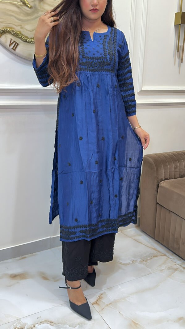 Pure Muslin black embroidery