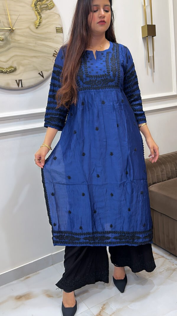Pure Muslin black embroidery