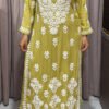 Mehndi green Pure modal lucknowi plazo set