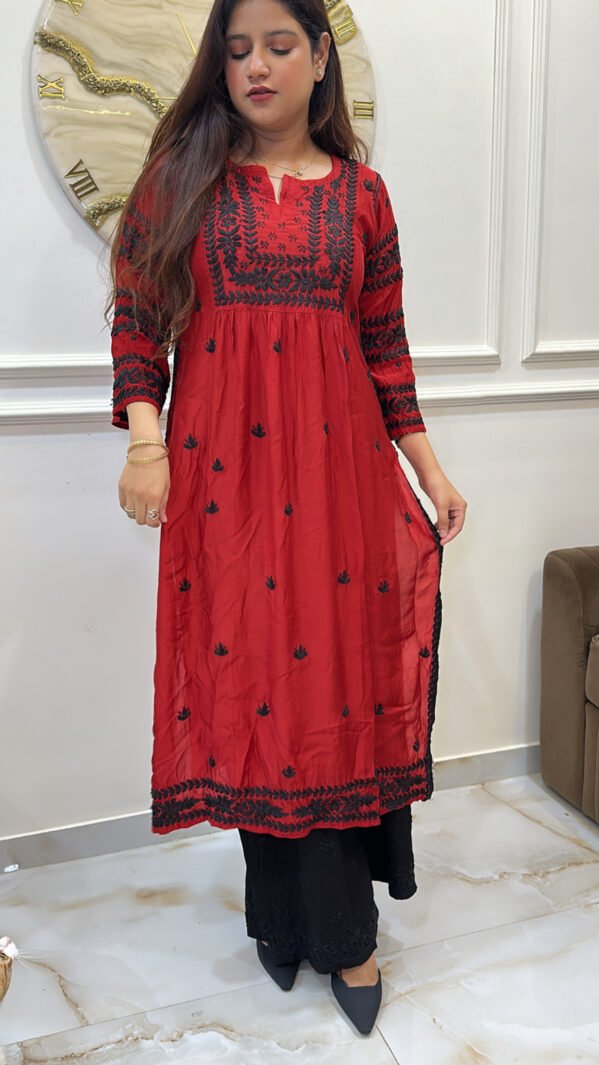Pure Muslin black embroidery